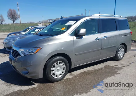 2012 Nissan Quest S из США, поврежденный, VIN JN8AE2KP0C9040739